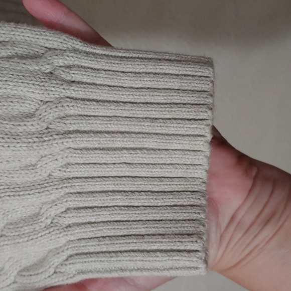 Izod Men's 1/4 Zip 100% Cotton Cable Knit Sweater - Picture 5 of 10